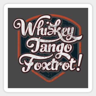 Whiskey Tango Foxtrot - Code Grey Sticker